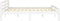 vidaXL - Bedframe - massief - grenenhout - wit - 180x200 - cm