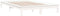 vidaXL - Bedframe - massief - grenenhout - wit - 180x200 - cm