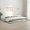 vidaXL - Bedframe - massief - grenenhout - wit - 200x200 - cm