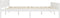 vidaXL - Bedframe - massief - grenenhout - wit - 200x200 - cm
