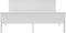 vidaXL - Bedframe - massief - grenenhout - wit - 200x200 - cm