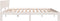 vidaXL - Bedframe - massief - grenenhout - wit - 200x200 - cm