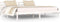 vidaXL - Bedframe - massief - grenenhout - wit - 200x200 - cm