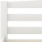 vidaXL - Bedframe - massief - grenenhout - wit - 200x200 - cm