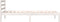 vidaXL - Bedframe - massief - grenenhout - wit - 75x190 - cm