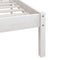 vidaXL - Bedframe - massief - grenenhout - wit - 90x190 - cm