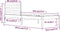 vidaXL - Bedframe - massief - grenenhout - wit - 90x190 - cm