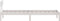 vidaXL - Bedframe - massief - grenenhout - wit - 90x190 - cm