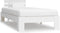 vidaXL - Bedframe - massief - grenenhout - wit - 90x200 - cm