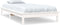 vidaXL - Bedframe - massief - grenenhout - wit - 90x200 - cm