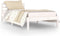 vidaXL - Bedframe - massief - grenenhout - wit - 90x200 - cm