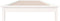 vidaXL - Bedframe - massief - grenenhout - wit - 90x200 - cm