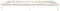 vidaXL - Bedframe - massief - grenenhout - wit - 90x200 - cm