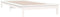 vidaXL - Bedframe - massief - grenenhout - wit - 90x200 - cm
