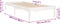 vidaXL - Bedframe - massief - grenenhout - wit - 90x200 - cm