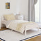 vidaXL - Bedframe - massief - grenenhout - wit - 90x200 - cm