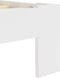 vidaXL - Bedframe - massief - grenenhout - wit - 90x200 - cm