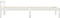 vidaXL - Bedframe - massief - grenenhout - wit - 90x200 - cm