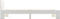 vidaXL - Bedframe - massief - grenenhout - wit - 90x200 - cm
