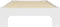 vidaXL - Bedframe - massief - grenenhout - wit - 90x200 - cm