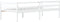 vidaXL - Bedframe - massief - grenenhout - wit - 90x200 - cm