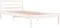 vidaXL - Bedframe - massief - grenenhout - wit - 90x200 - cm