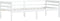 vidaXL - Bedframe - massief - grenenhout - wit - 90x200 - cm