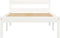 vidaXL - Bedframe - massief - grenenhout - wit - 90x200 - cm