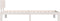 vidaXL - Bedframe - massief - grenenhout - wit - 90x200 - cm