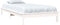 vidaXL - Bedframe - massief - grenenhout - wit - 90x200 - cm