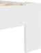 vidaXL - Bedframe - massief - grenenhout - wit - 90x200 - cm