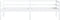vidaXL - Bedframe - massief - grenenhout - wit - 90x200 - cm