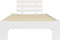 vidaXL - Bedframe - massief - grenenhout - wit - 90x200 - cm