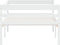 vidaXL - Bedframe - massief - grenenhout - wit - 90x200 - cm