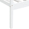 vidaXL - Bedframe - massief - grenenhout - wit - 90x200 - cm