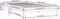 vidaXL - Bedframe - massief - grenenhout - zwart - 100x200 - cm