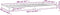 vidaXL - Bedframe - massief - grenenhout - zwart - 100x200 - cm