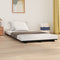 vidaXL - Bedframe - massief - grenenhout - zwart - 100x200 - cm