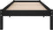 vidaXL - Bedframe - massief - grenenhout - zwart - 100x200 - cm
