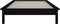 vidaXL - Bedframe - massief - grenenhout - zwart - 100x200 - cm