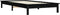 vidaXL - Bedframe - massief - grenenhout - zwart - 100x200 - cm