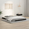 vidaXL - Bedframe - massief - grenenhout - zwart - 120x190 - cm