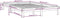 vidaXL - Bedframe - massief - grenenhout - zwart - 120x190 - cm