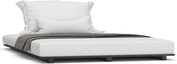 vidaXL - Bedframe - massief - grenenhout - zwart - 120x200 - cm
