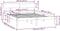 vidaXL - Bedframe - massief - grenenhout - zwart - 120x200 - cm