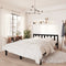 vidaXL - Bedframe - massief - grenenhout - zwart - 120x200 - cm