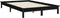 vidaXL - Bedframe - massief - grenenhout - zwart - 120x200 - cm