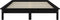 vidaXL - Bedframe - massief - grenenhout - zwart - 120x200 - cm