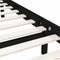 vidaXL - Bedframe - massief - grenenhout - zwart - 135x190 - cm