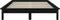 vidaXL - Bedframe - massief - grenenhout - zwart - 135x190 - cm